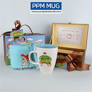 Paket Hamper Koper, Mug Sendok, Handuk